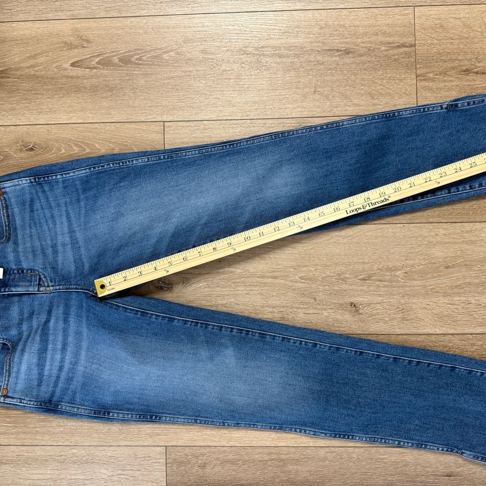 Madewell Women's Mid-Rise Stovepipe Jeans - Blue - Picture 9 of 11